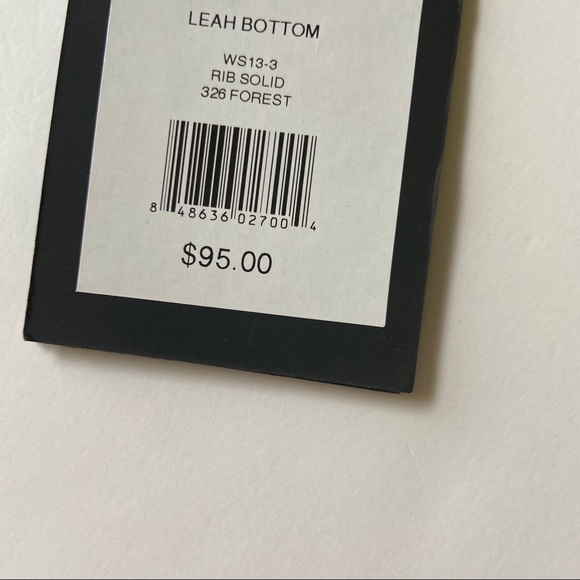 NEW Onia Leah High Rise Ribbed Bikini Swim Bottom - Picture 6 of 6